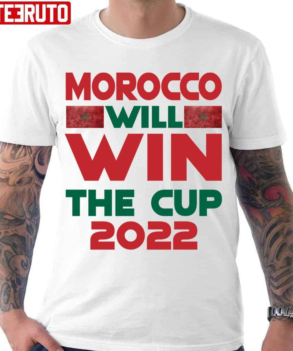 Morocco Will Win The Cup 2022 Unisex Hoodie