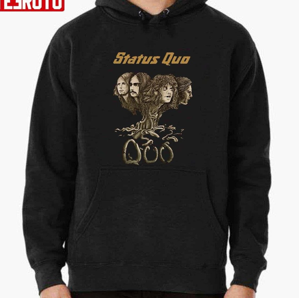 New Album Quo Spring Tour Status Quo Rock Band Vintage Graphic Unisex T-shirt