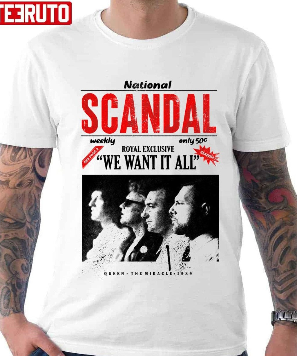 National Sandal Scandalous Queen 1989 Unisex T-Shirt