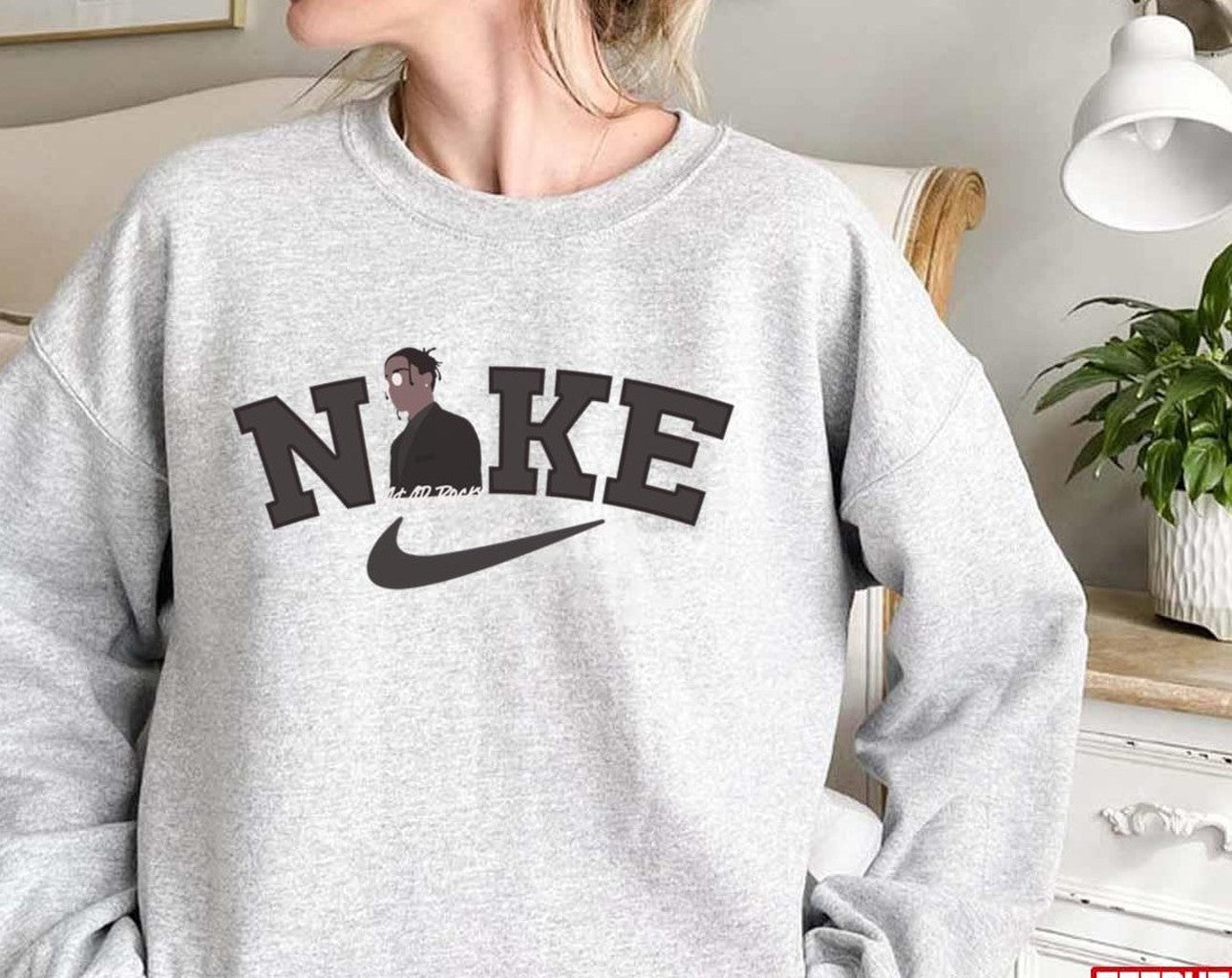 Nike A$AP Rocky Logo Minimalist Fanmade Unisex Sweatshirt