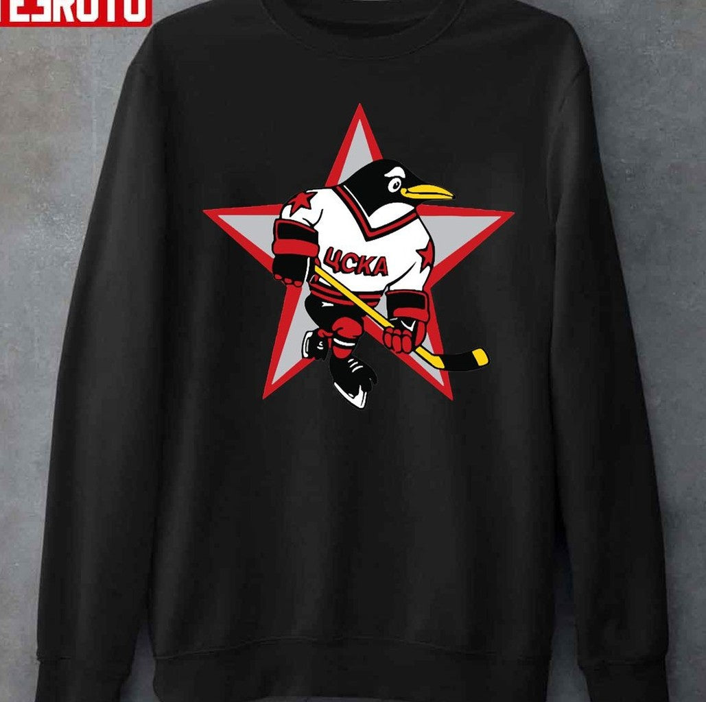 Red Penguin 1990s Russian Penguins Unisex T-Shirt