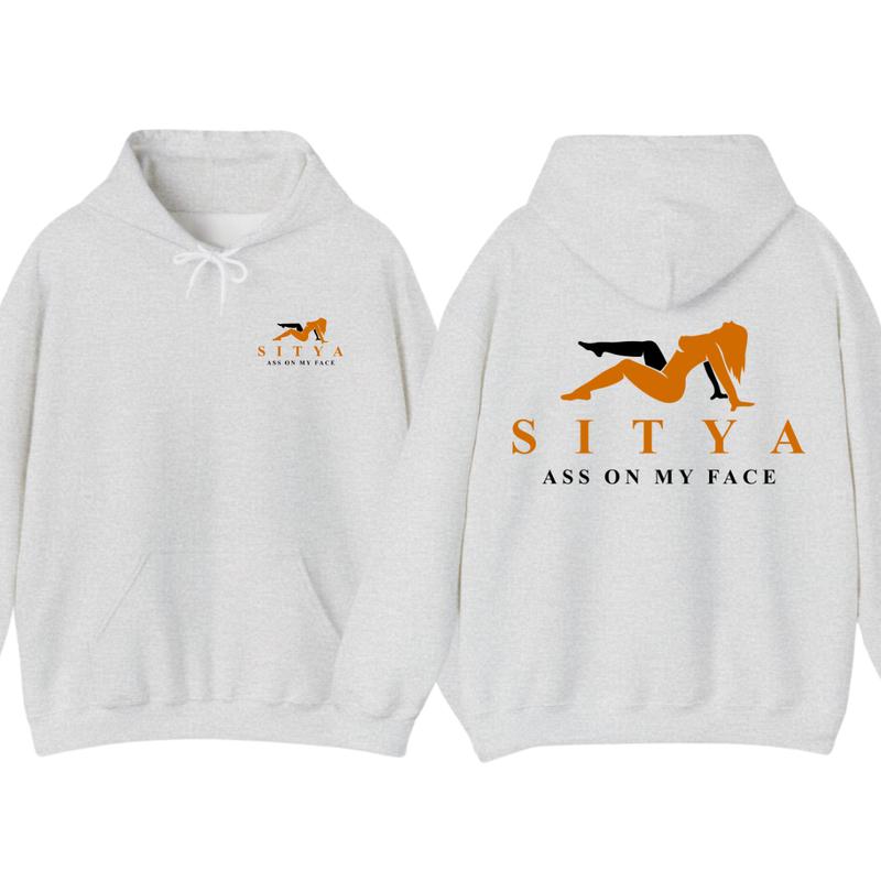 Sit On My Face Funny 2 Side Printed T-shirt Sweatshirt Hoodie, SITYA Shirt, Menswear Sweaters Underwear Tops Pullover Man Casual Long Sleeve Wetsuit