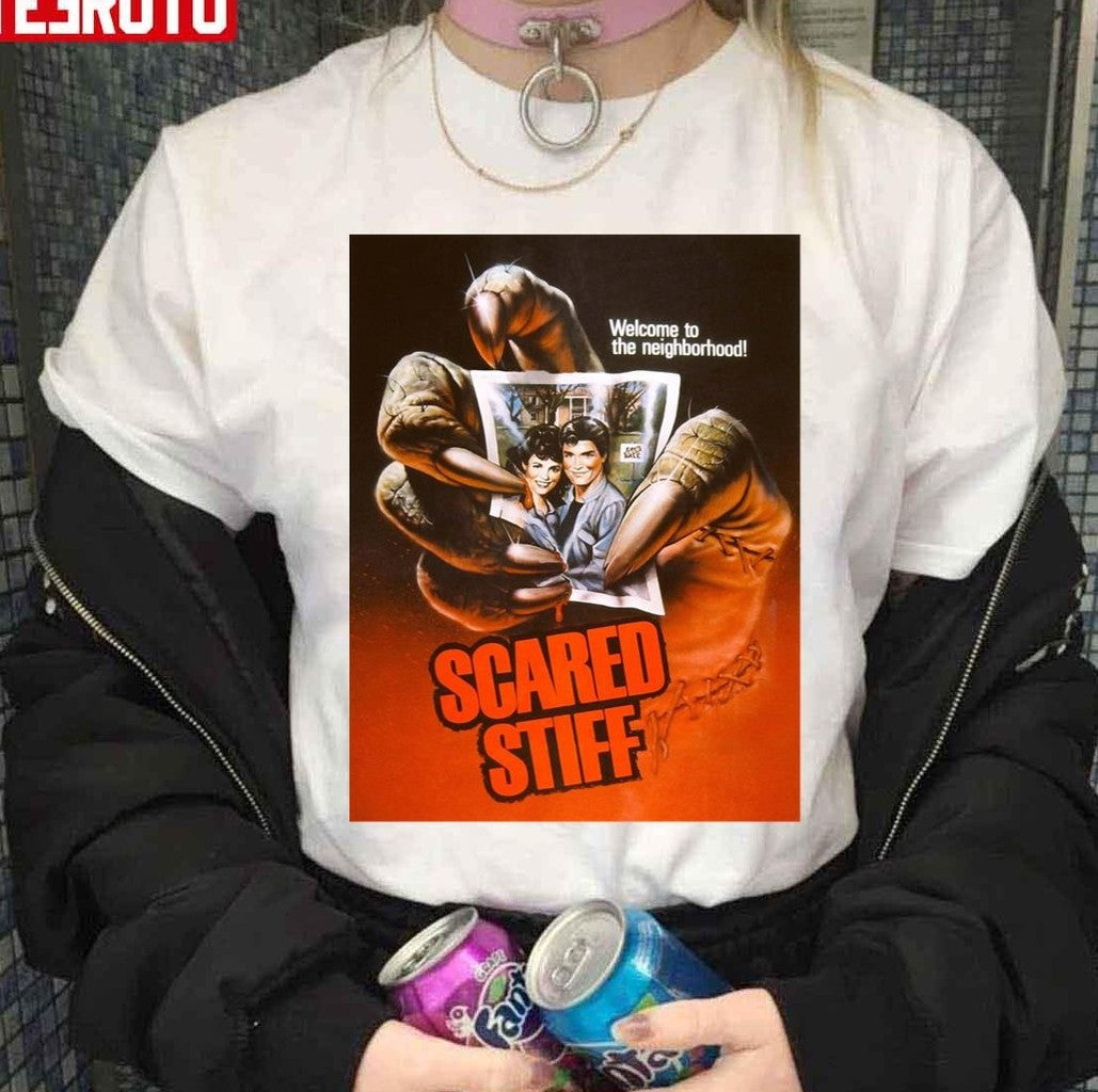 Scared Stiff Horror Movie Vintage 90s Unisex T-Shirt