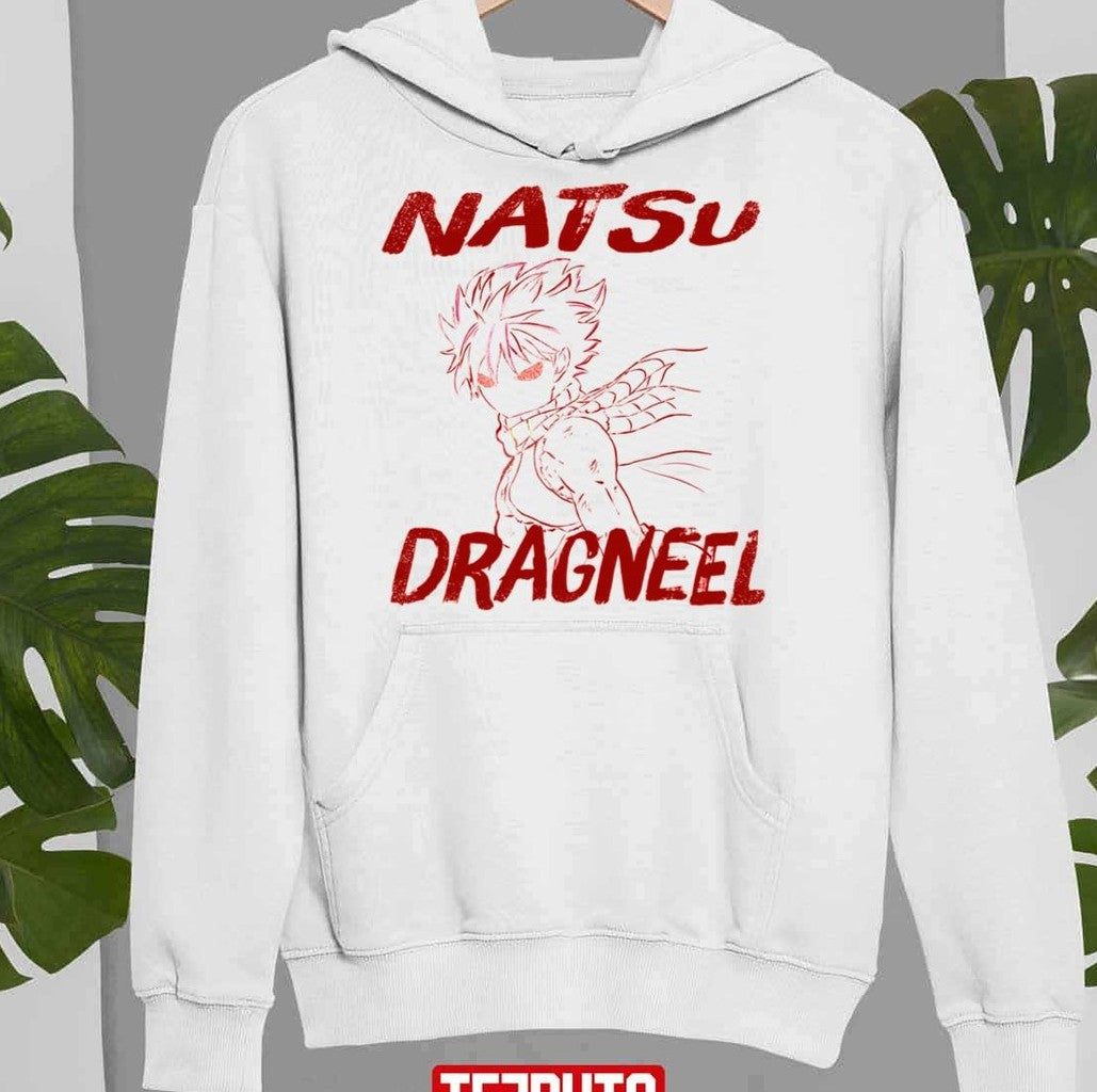 Red Text Fairy Tail Natsu Dragneel Unisex Sweatshirt