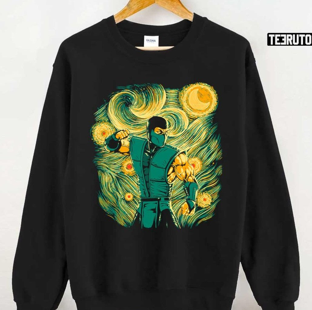Starry Ice Mortal Kombat Staryy Night Inspired Unisex T-Shirt