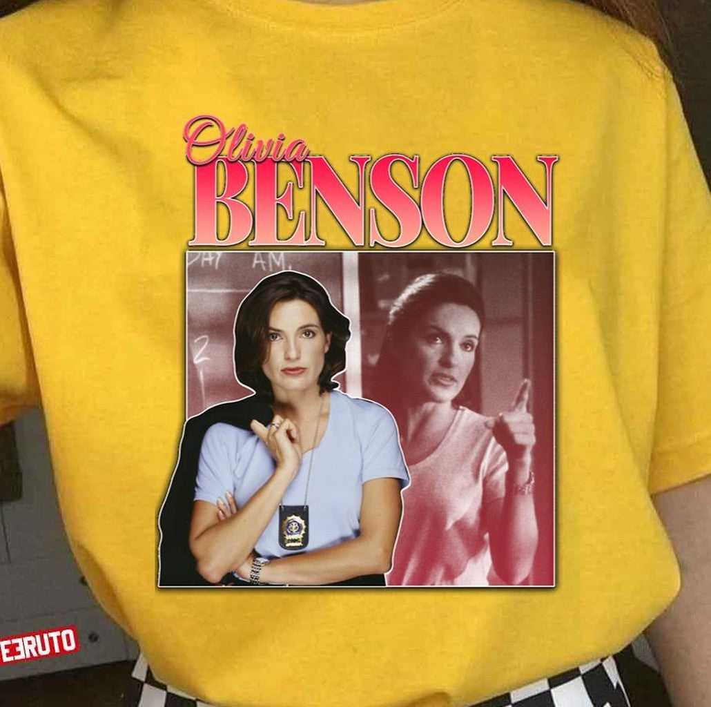 Olivia Benson 90s Inspired Law And Order Unisex T-Shirt