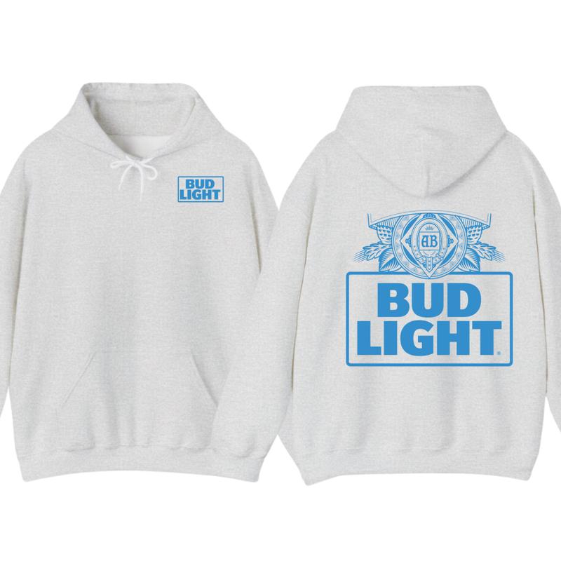 Bud Light - Bud Light Label Shirt For Men For Women Unisex Hoodie and T-Shirt, Graphic tee Gift for Birthday Top Womenswear
