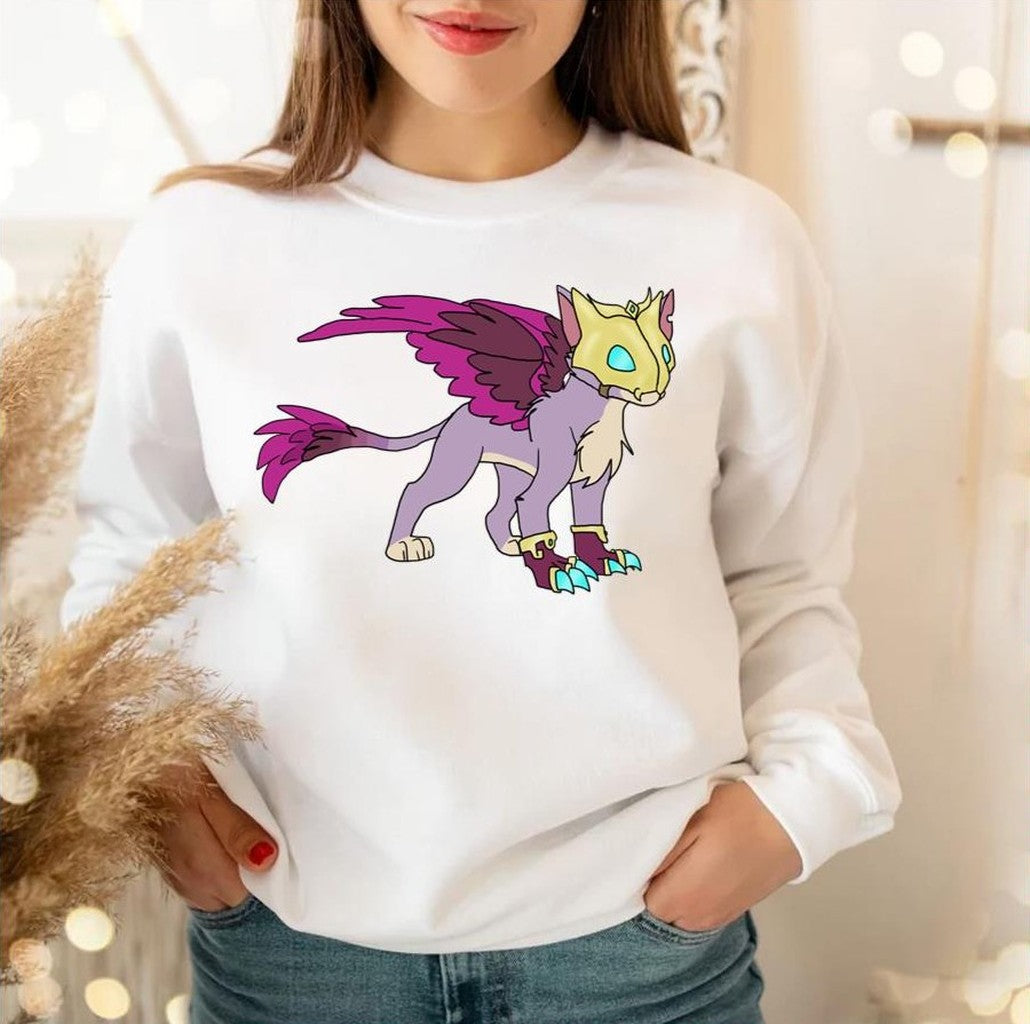 Purple Feathercat Skylander Unisex Sweatshirt