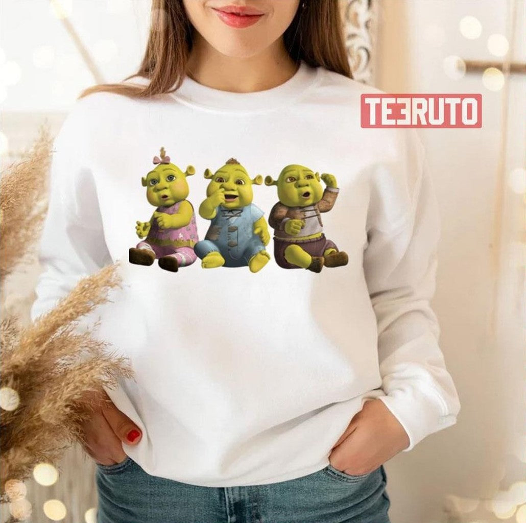 Sherk’s And Fiona’s Triplet Babies Unisex T-Shirt