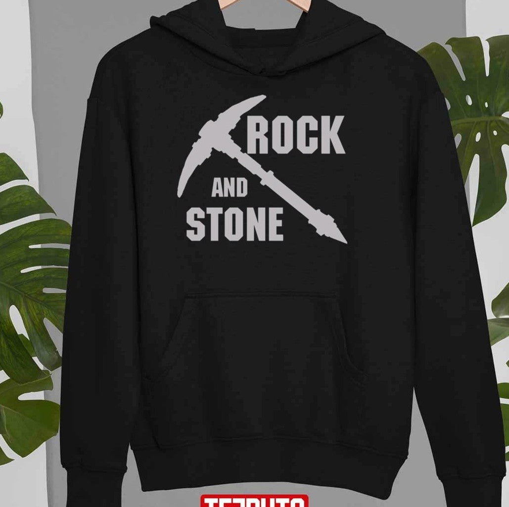 Rock And Stone Grey Unisex T-Shirt