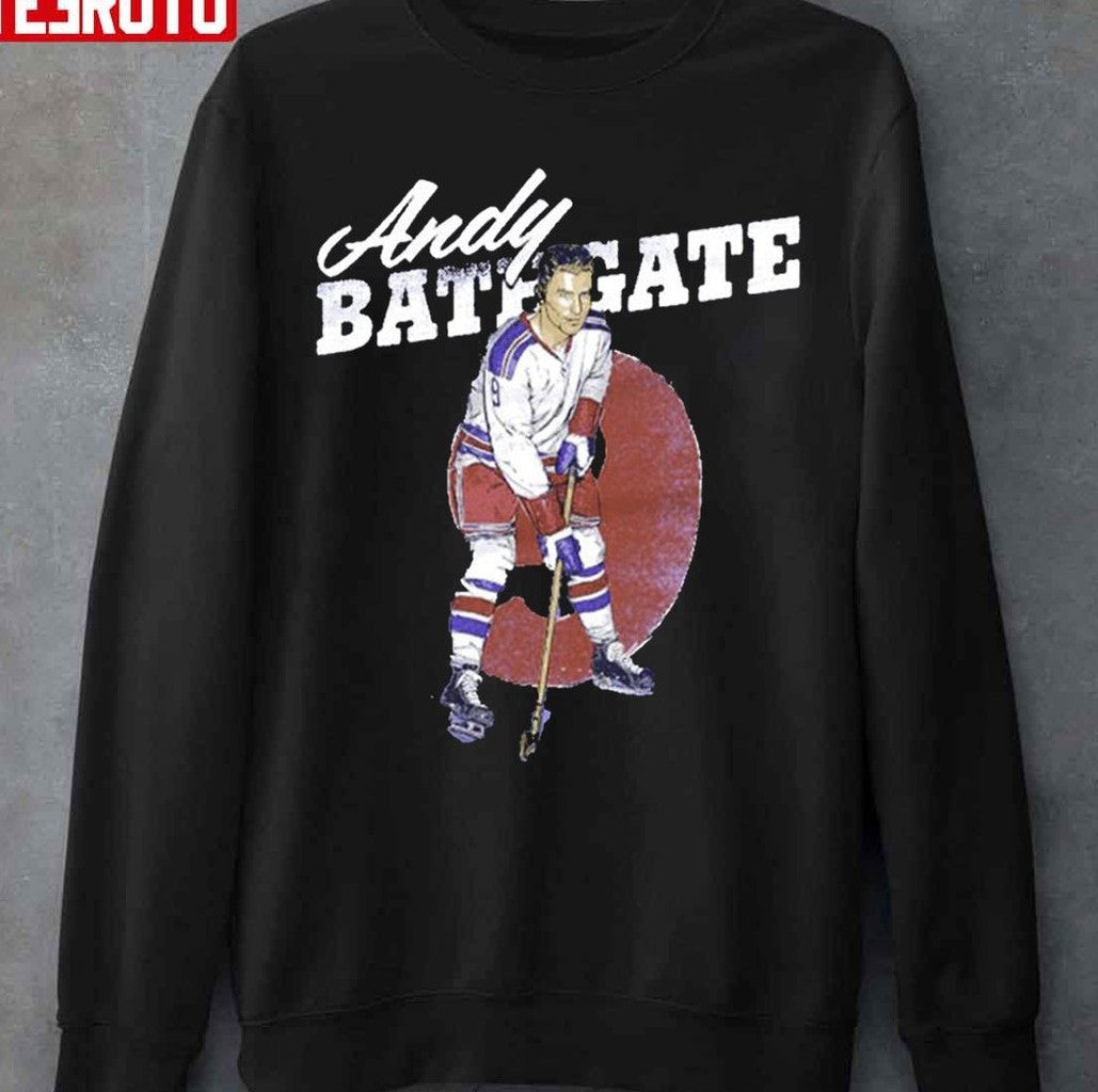 Andy Bathgate New York R Retro Hockey Unisex T-Shirt