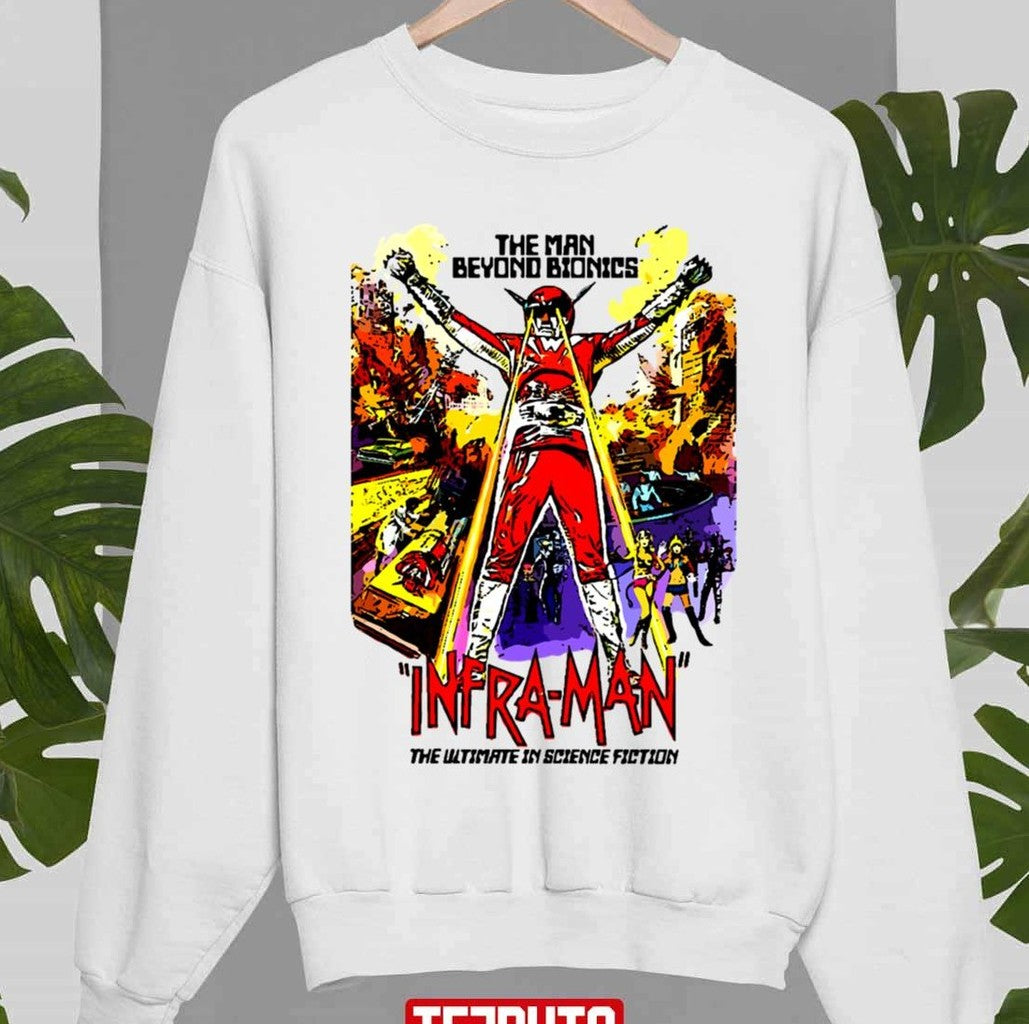 Powered By Nuclear Energy The Man Beyond Bionics Unisex Sweatshirt