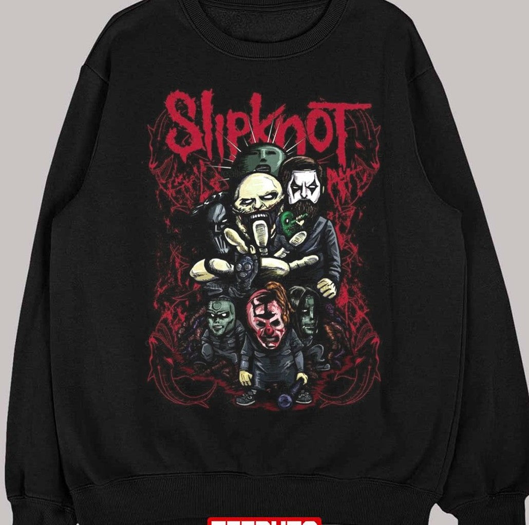Animated Band Members The Slipknot Rock Design Unisex Sweatshirt