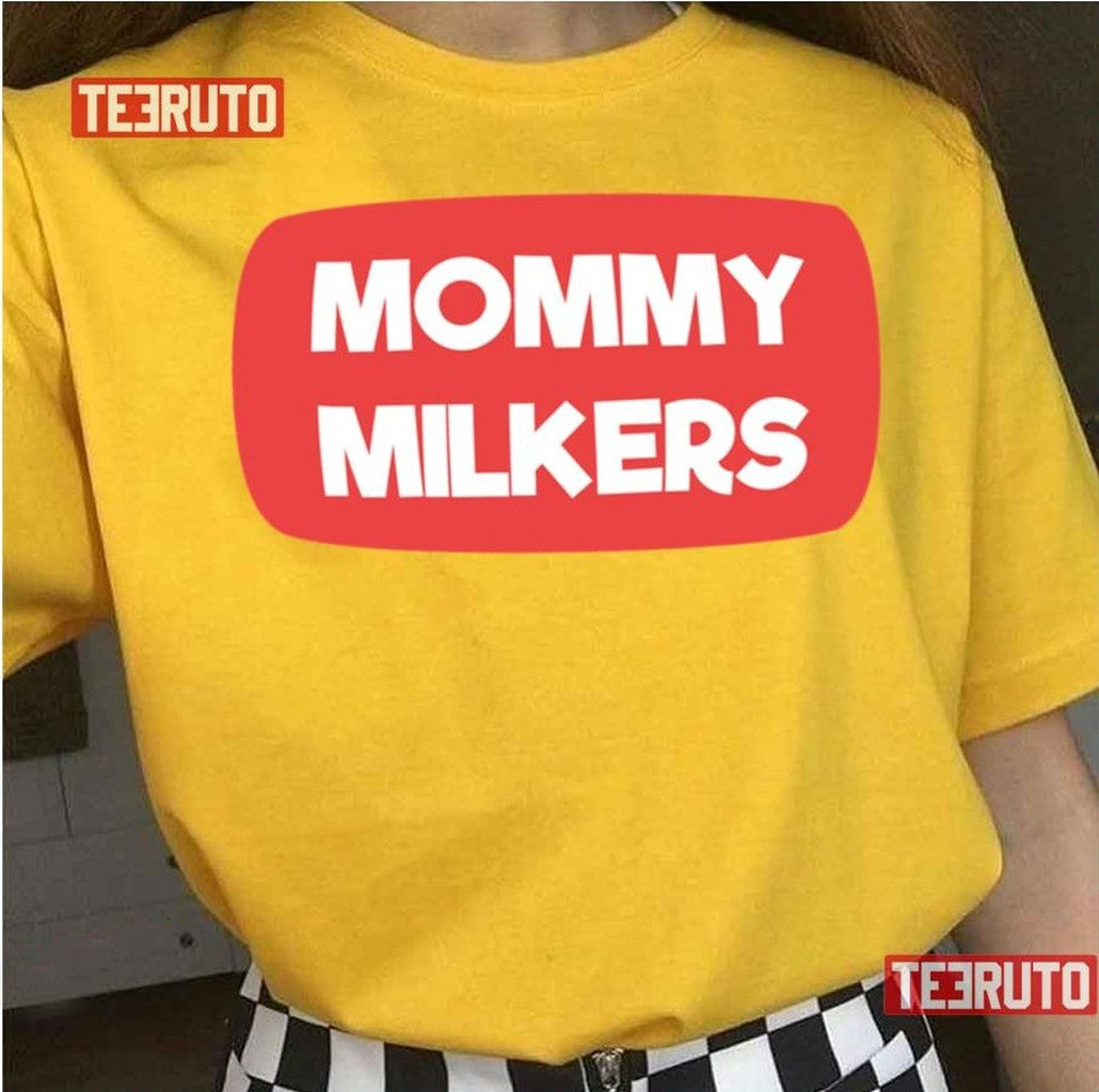 Mommy Milkers Red Tag Unisex T-Shirt