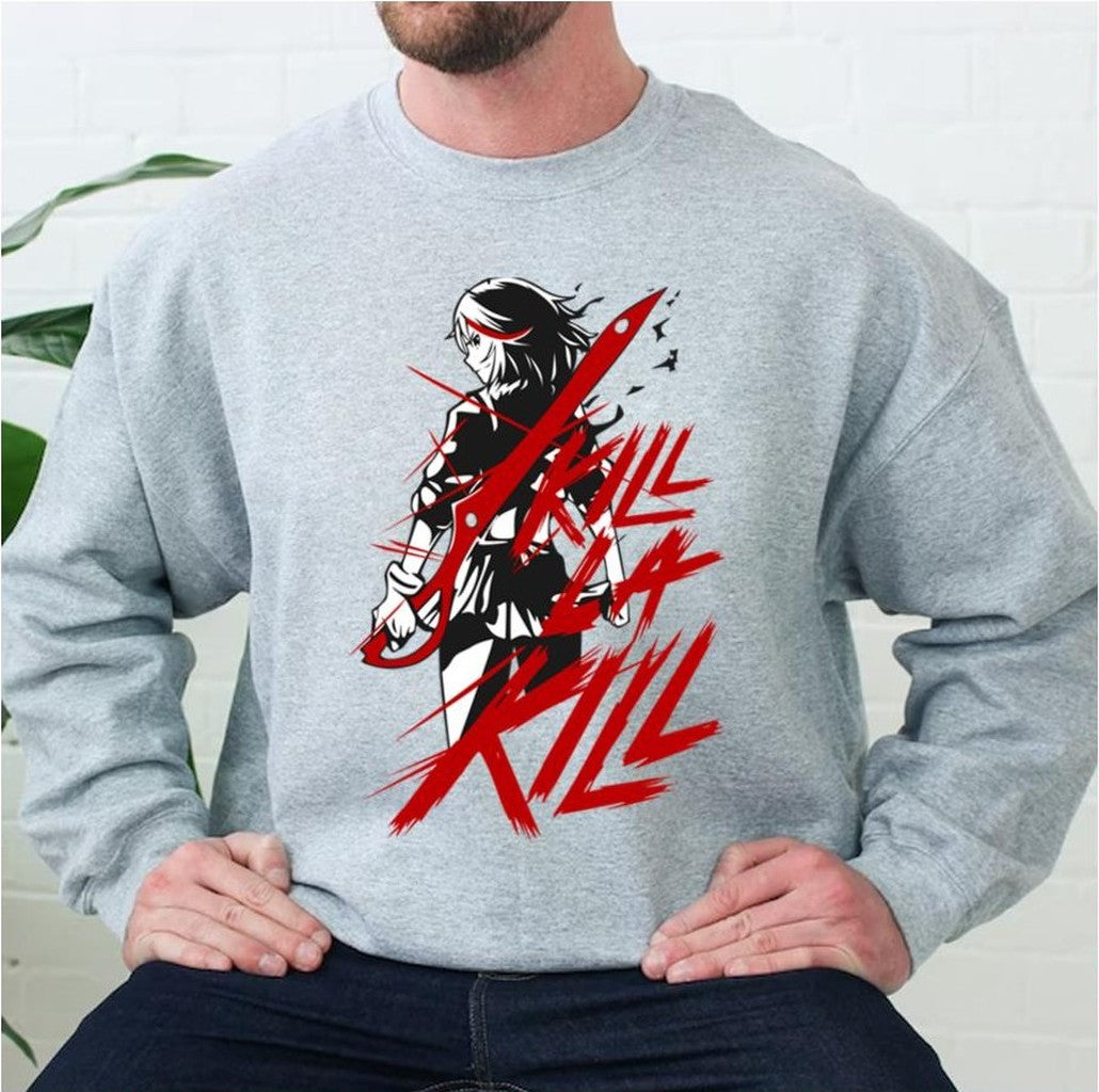 Ryuko Matoi Red Art Kill La Kill Unisex Sweatshirt