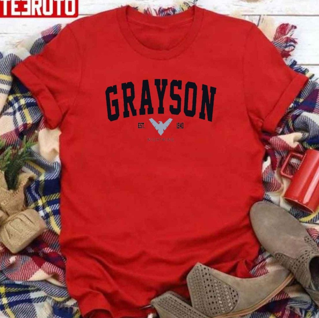 Nightwing Dick Grayson Est. 1940 Varsity Unisex Sweatshirt