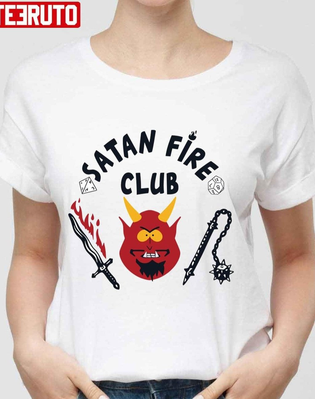 Satan Fire Club Stranger Things Inspired Unisex T-Shirt