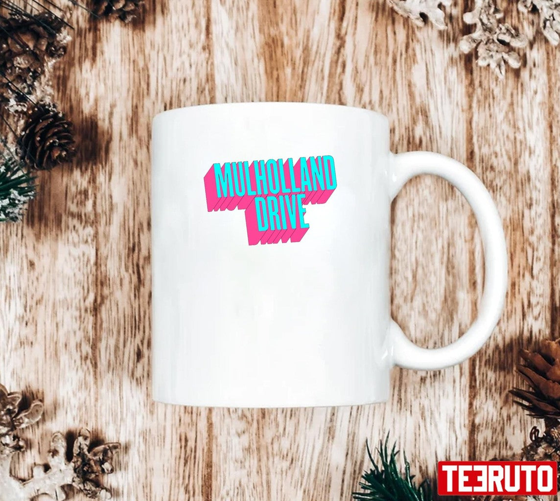 Mulholland Drive California 3d Neon Retro Sweatshirt