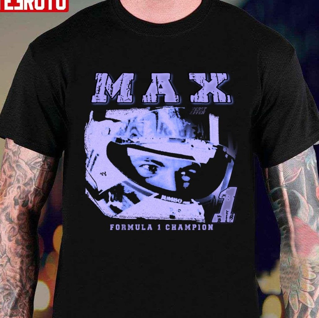 The Dutch Lion Red Bull 90s Vintage Max Verstappen F1 Champion Unisex T-shirt