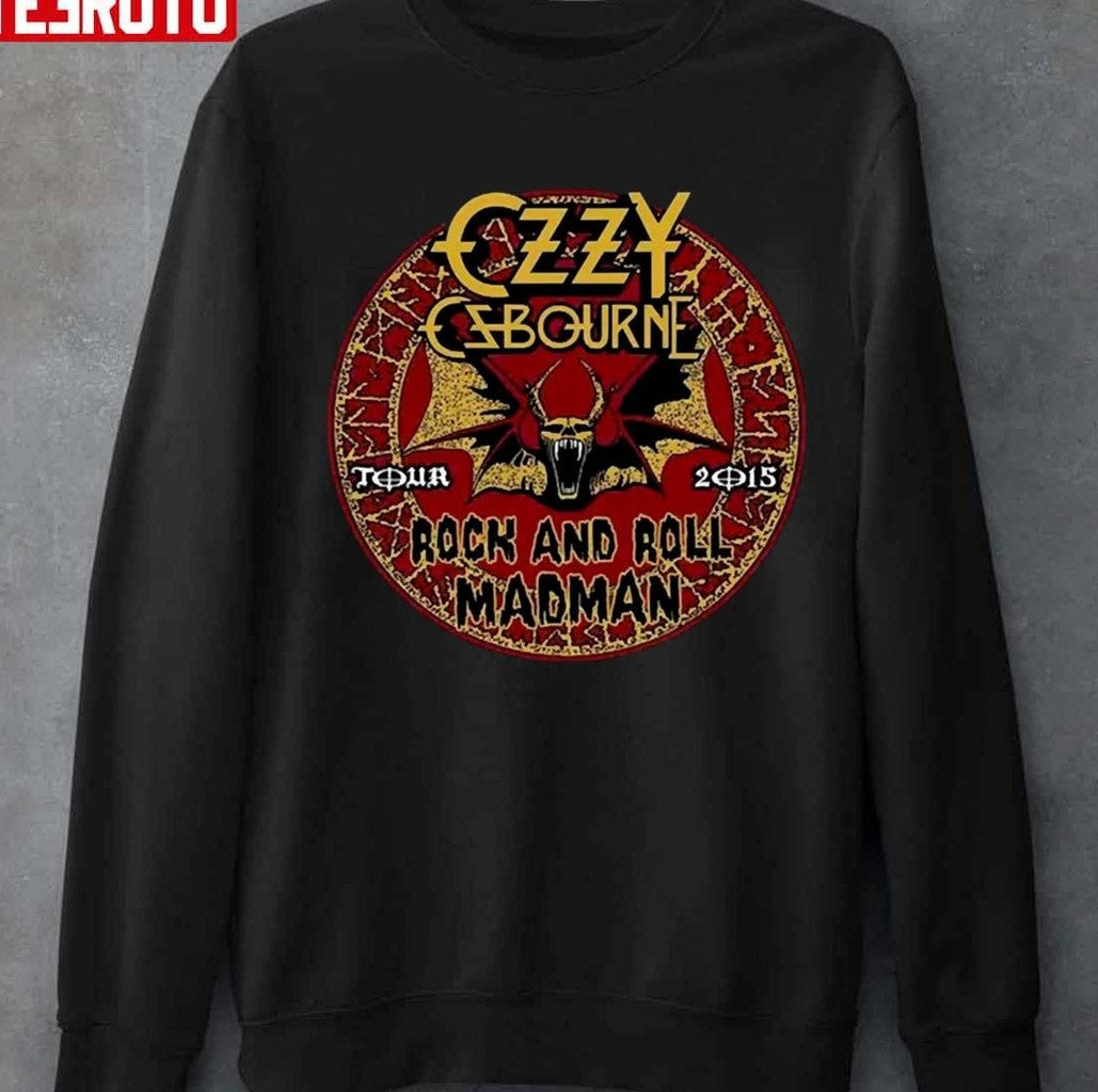Rock And Roll Mad Man Ozzy Osbourne Tour 2015 Unisex T-Shirt