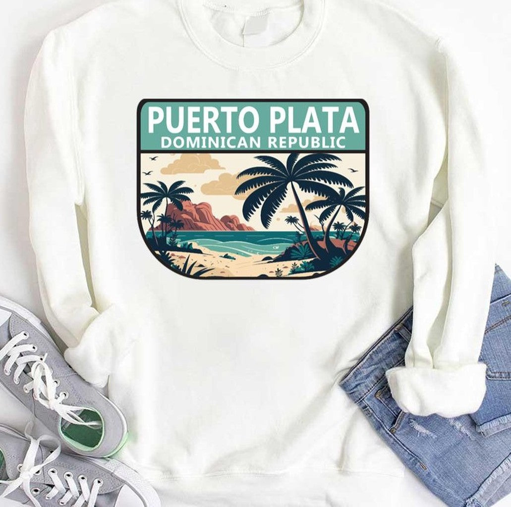 Puerto Plata Dominican Republic Retro Emblem Unisex T-Shirt