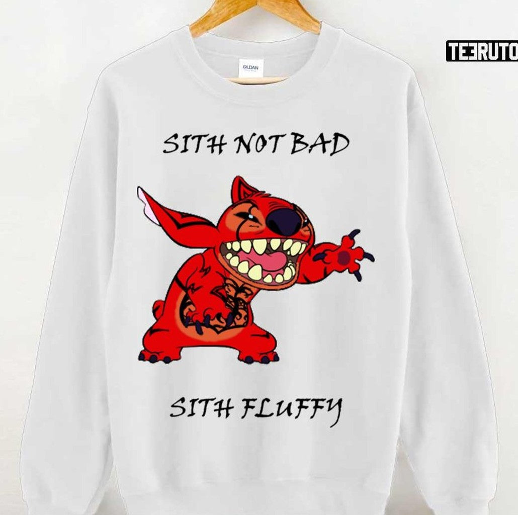 Sith Not Bad Sith Fluffy Stitch Unisex T-Shirt