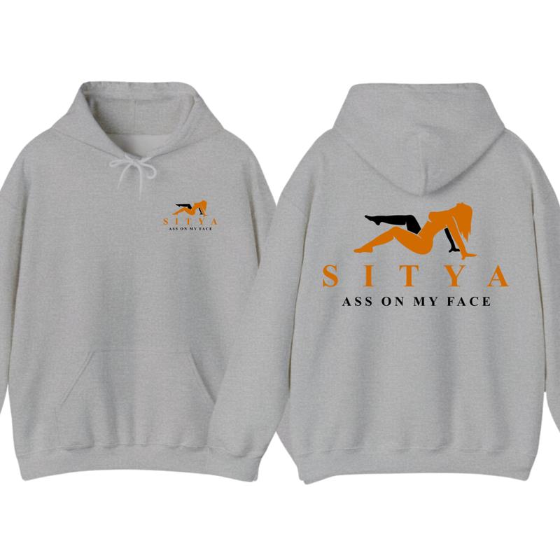 Sit On My Face Funny 2 Side Printed T-shirt Sweatshirt Hoodie, SITYA Shirt, Menswear Sweaters Underwear Tops Pullover Man Casual Long Sleeve Wetsuit