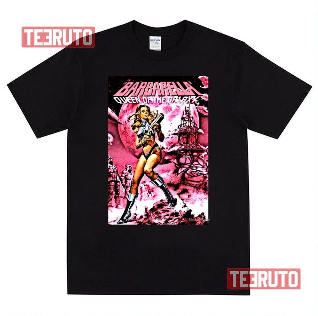 Pink Barbarella Jane Fonda Queen Of The Galaxy Unisex T-Shirt