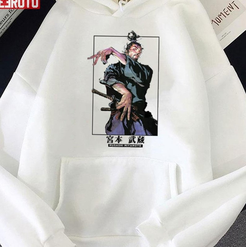 Musashi Miyamoto Art Colored Panel Vagabond Unisex Sweatshirt
