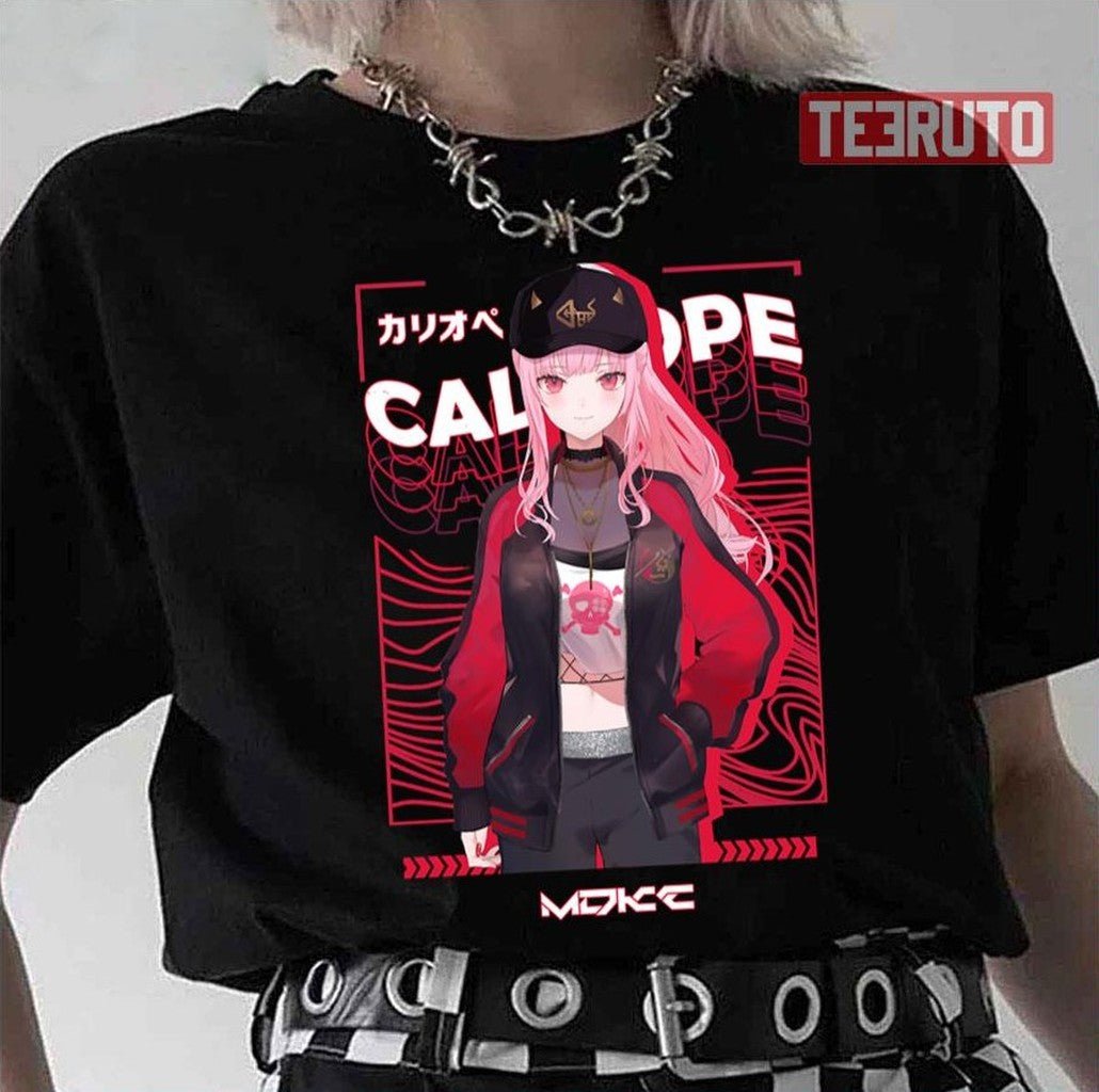Mori Calliope Holomyth Hololive Red Unisex T-Shirt