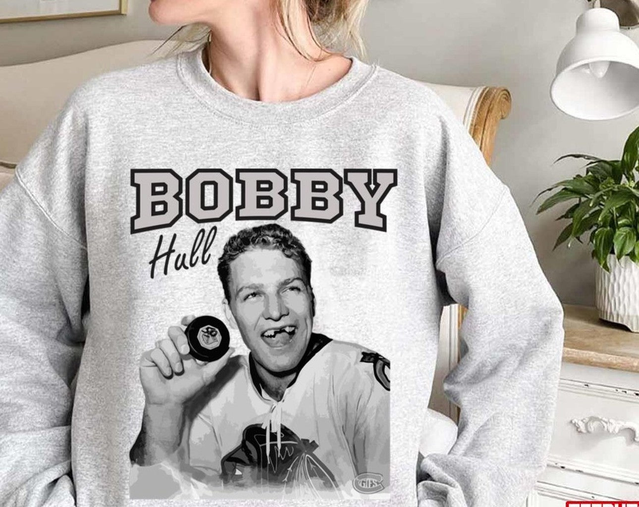 Robert Hull Bobby Hull Ice Hockey Legend Unisex Sweatshirt