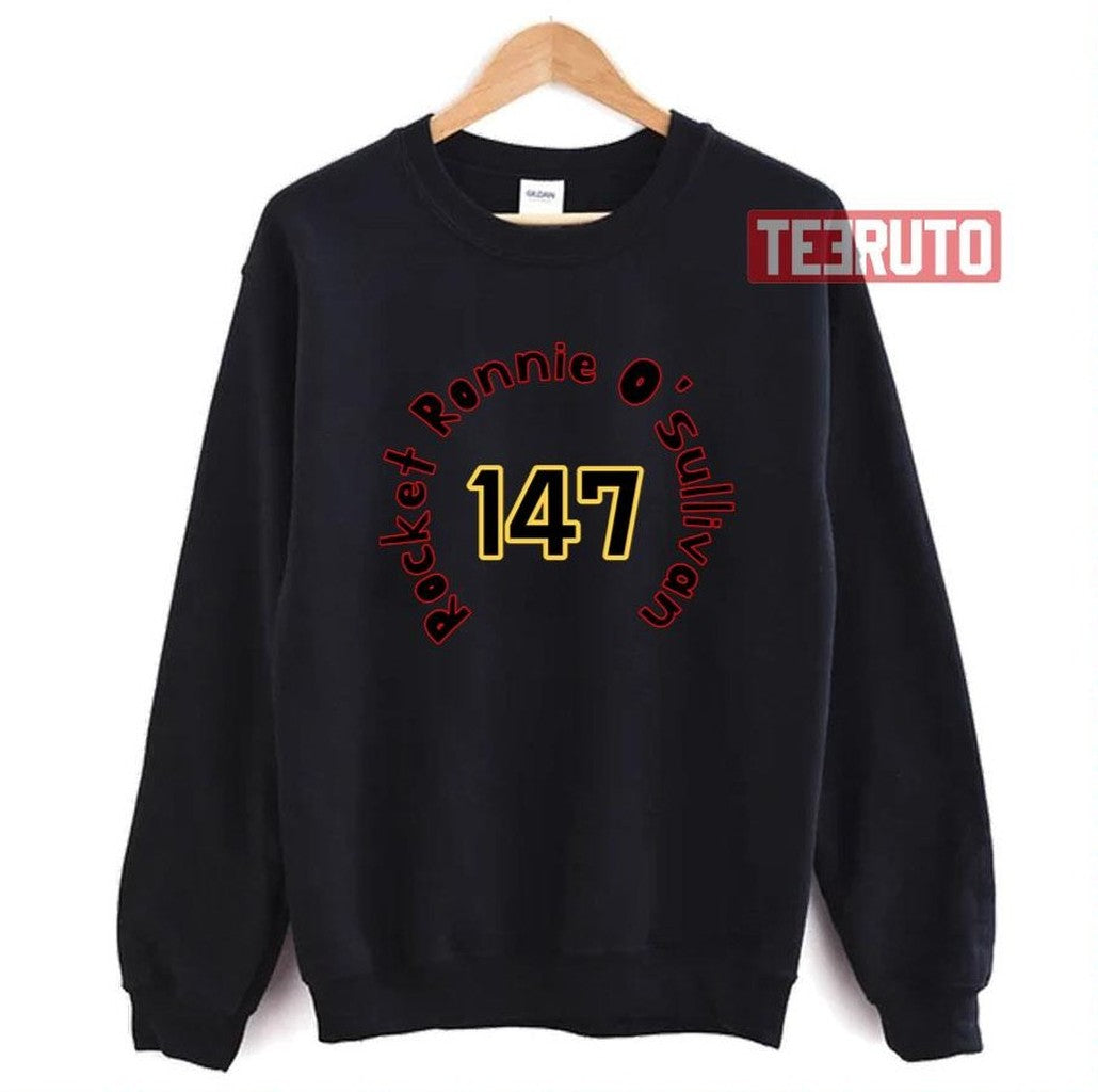 Number 147 Rocket Ronnie O'sullivan Snooker Unisex T-Shirt