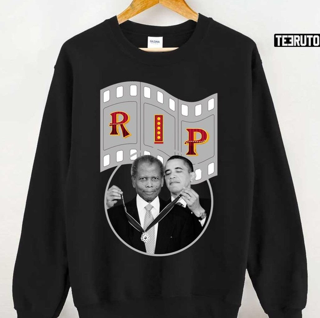 Rip Sidney Poitier Obama Unisex T-Shirt