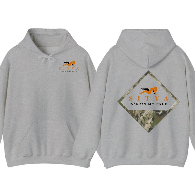 Sit On My Face Funny 2-Sided Hoodie, SITYA Graphic Design, for Men And Women