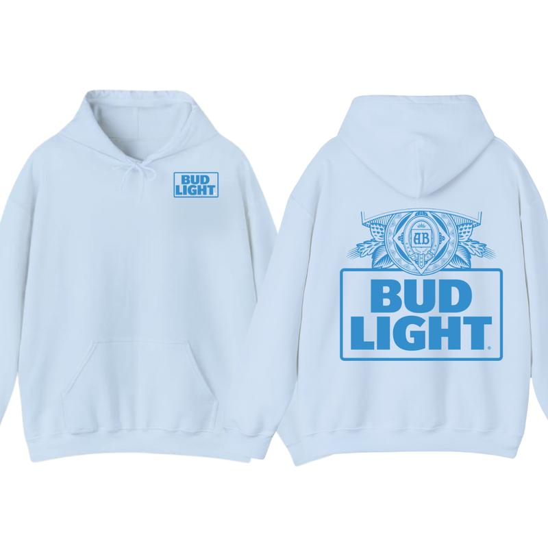 Bud Light - Bud Light Label Shirt For Men For Women Unisex Hoodie and T-Shirt, Graphic tee Gift for Birthday Top Womenswear
