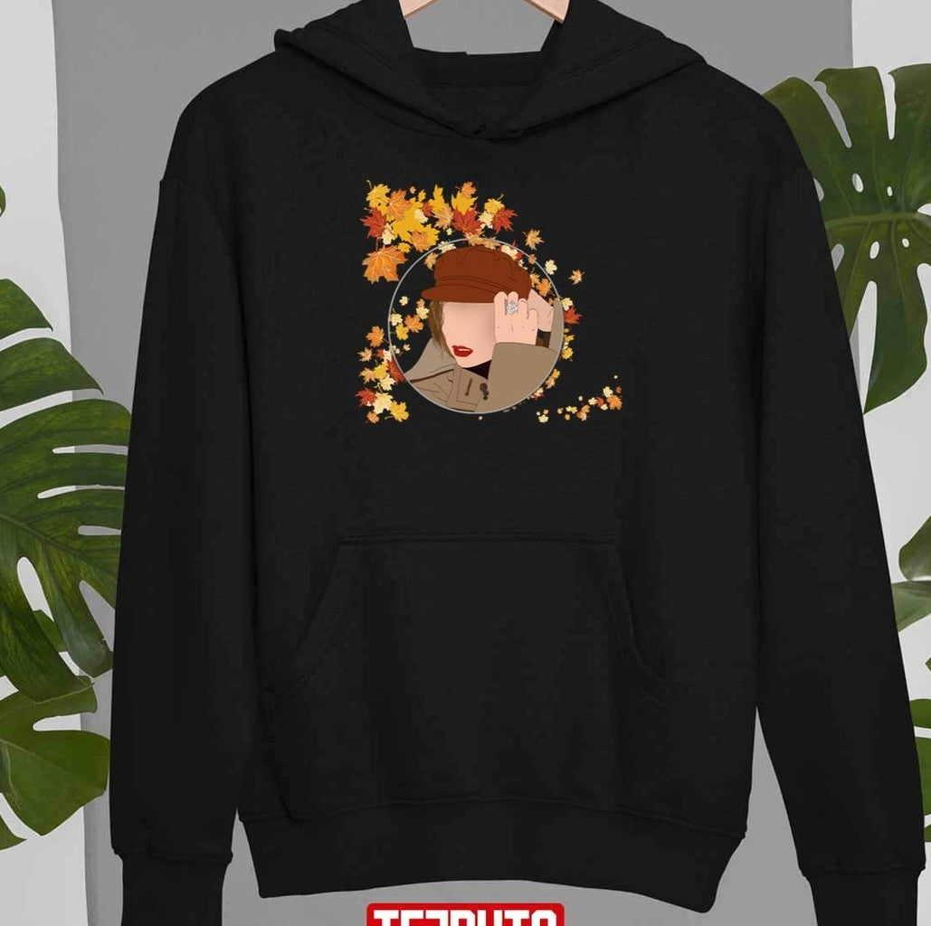 Autumn Leaves Taylor Swift Version Red Unisex T-Shirt