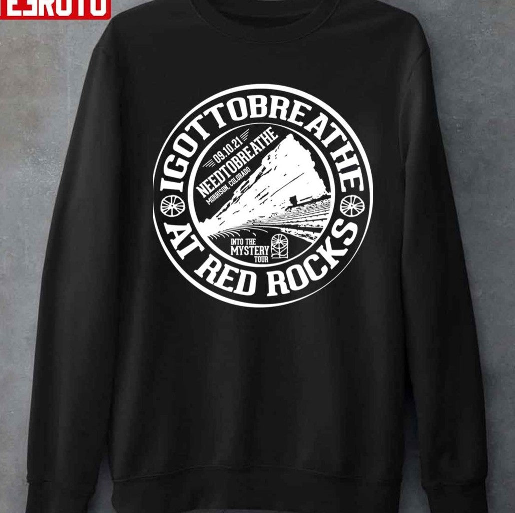 Red Rocks Needtobreathe Into The Mystery Tour IGotToBreathe Unisex T-Shirt