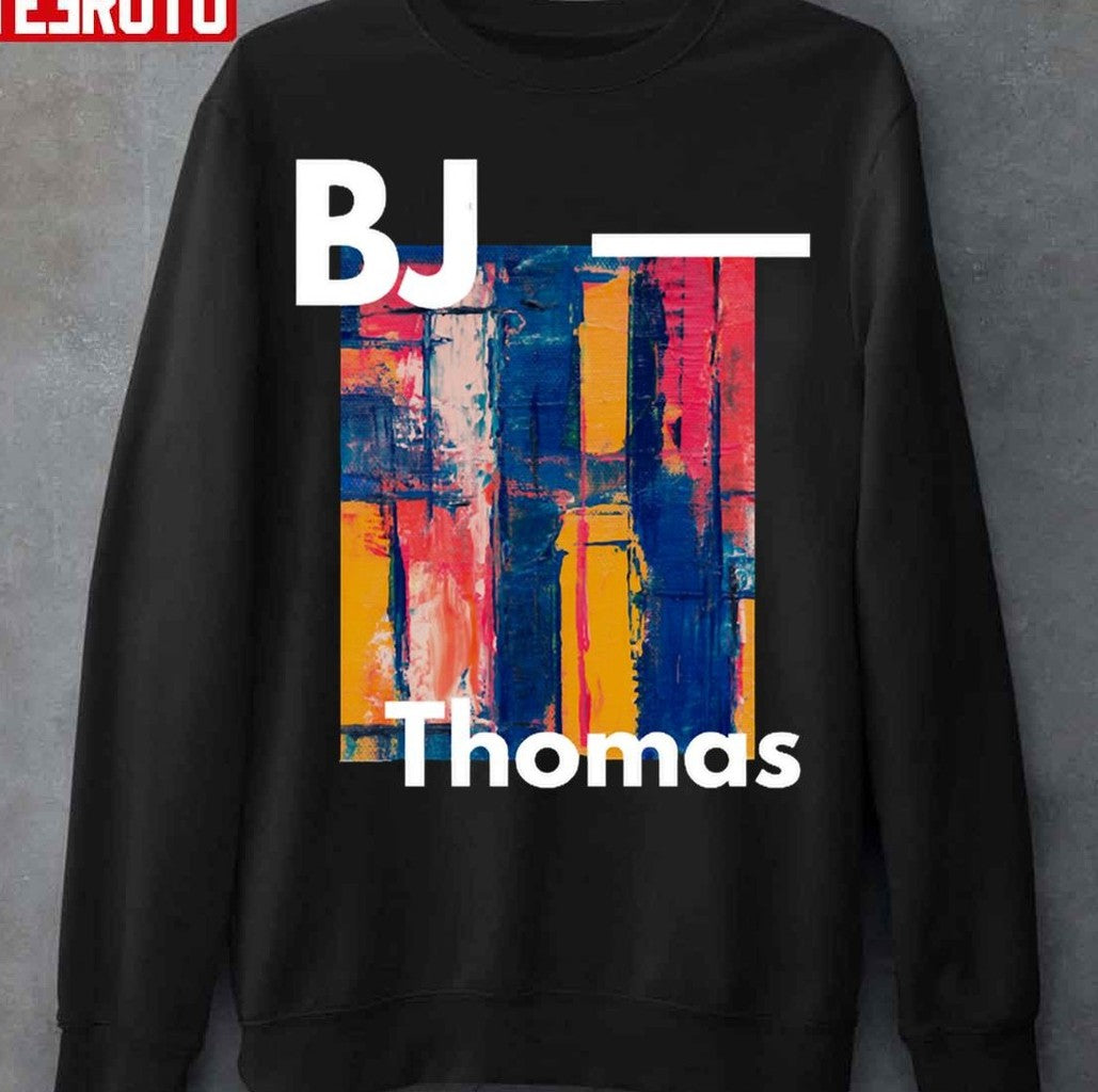 Music Vintage Retro Bj Thomas Graphic Gift Unisex Sweatshirt