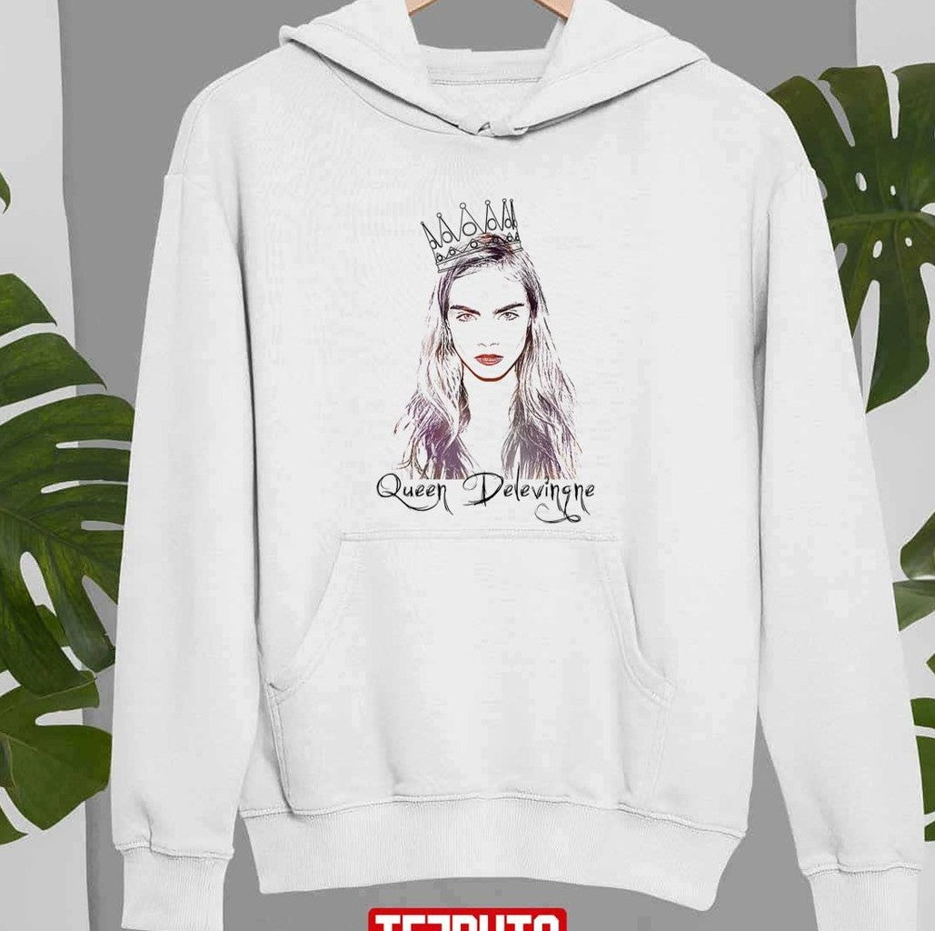 Queen Delevingne Unisex Sweatshirt Hooded