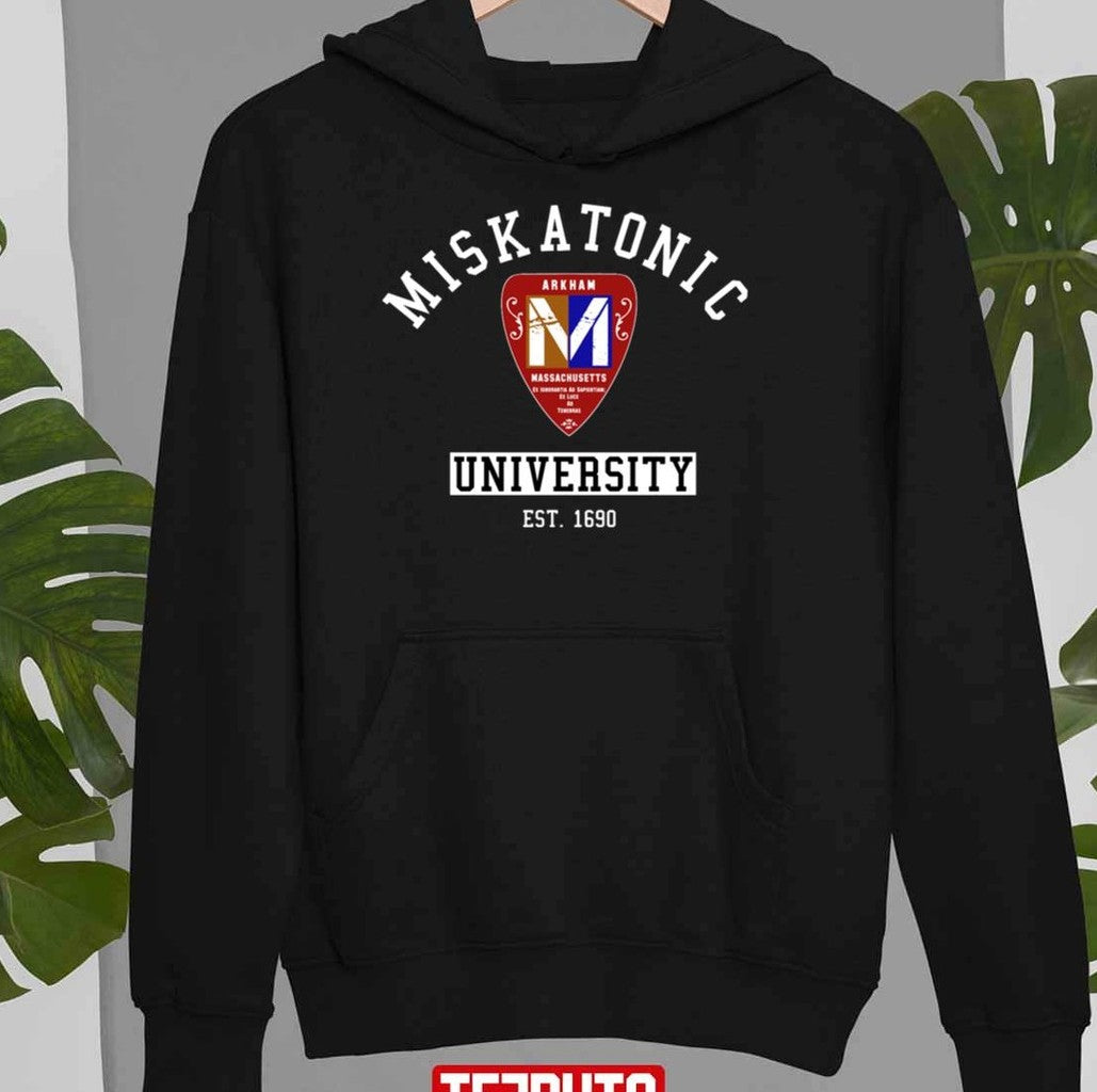 Best Miskatonic University Emblem Realistic Logo Design Unisex Sweatshirt