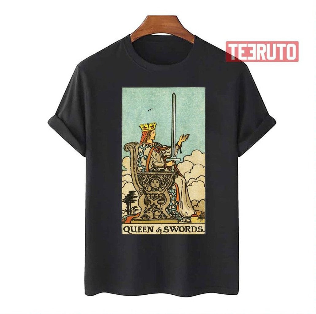 Queen Of Swords Tarot Unisex T-Shirt