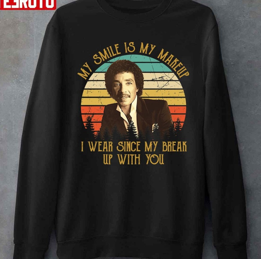 My Smile Is My Makeup Smokey Robinson Quotes Retro Unisex T-Shirt