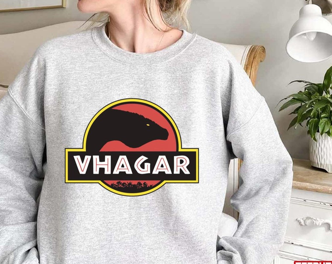 Big Dragon Vhagar House Of The Dragon National Park Logo Inspired Unisex Sweatshirt