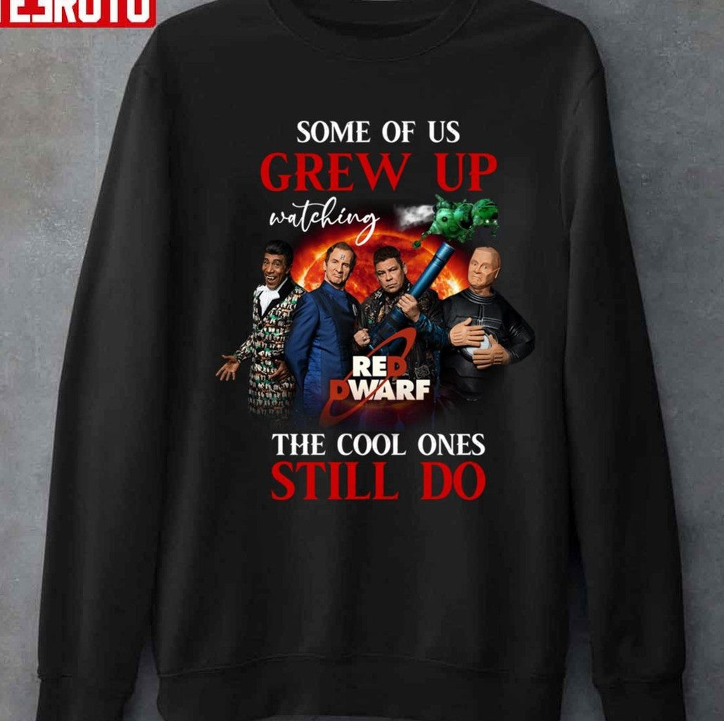 Some Of Us Grew Up Watching Red Dwarf The Cool Ones Still Do Signature Cat Memories Unisex T-shirt