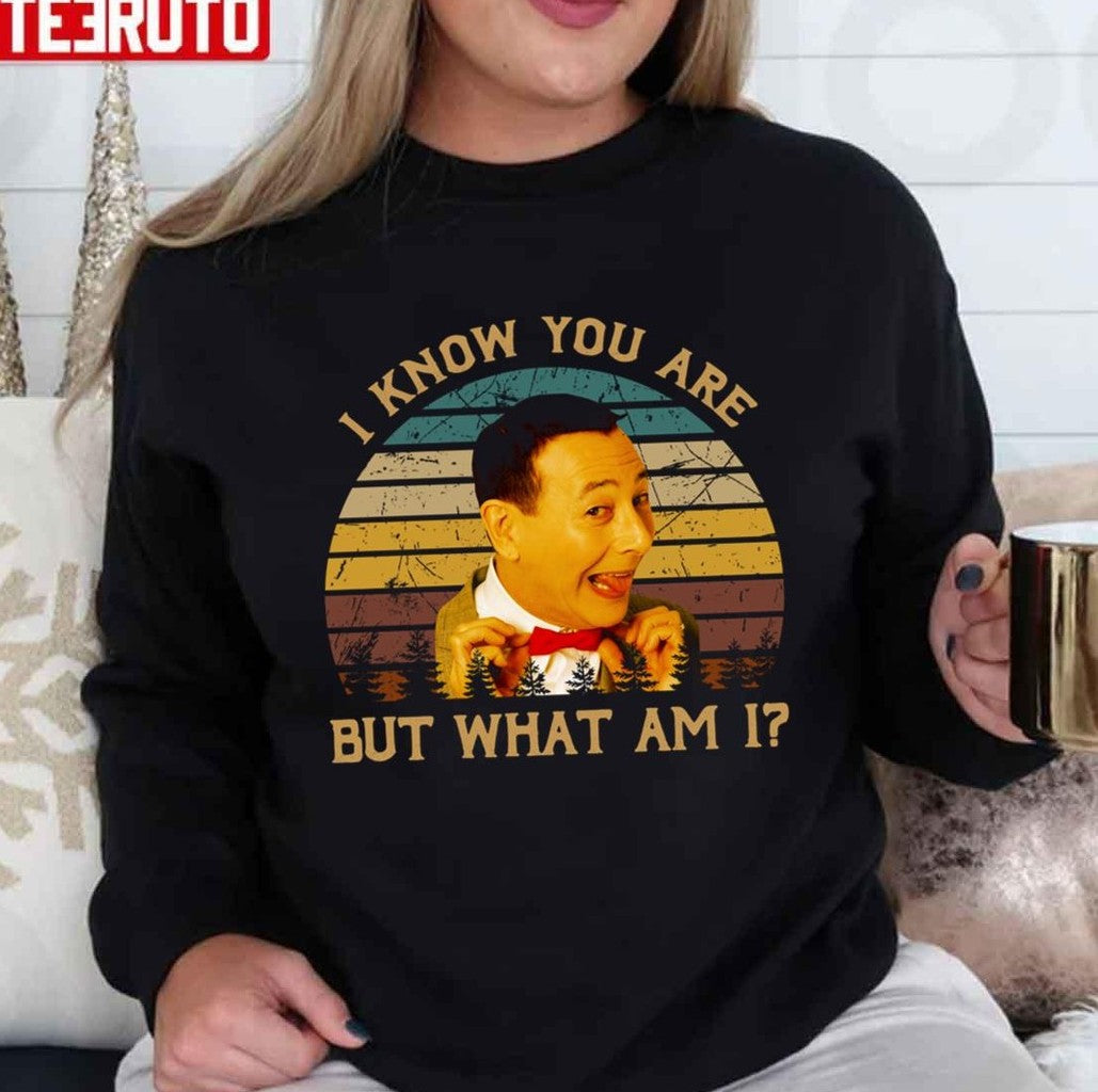 Quote Retro Pee Wee's Big Adventure Films I Know You Are But What Am I Unisex T-Shirt