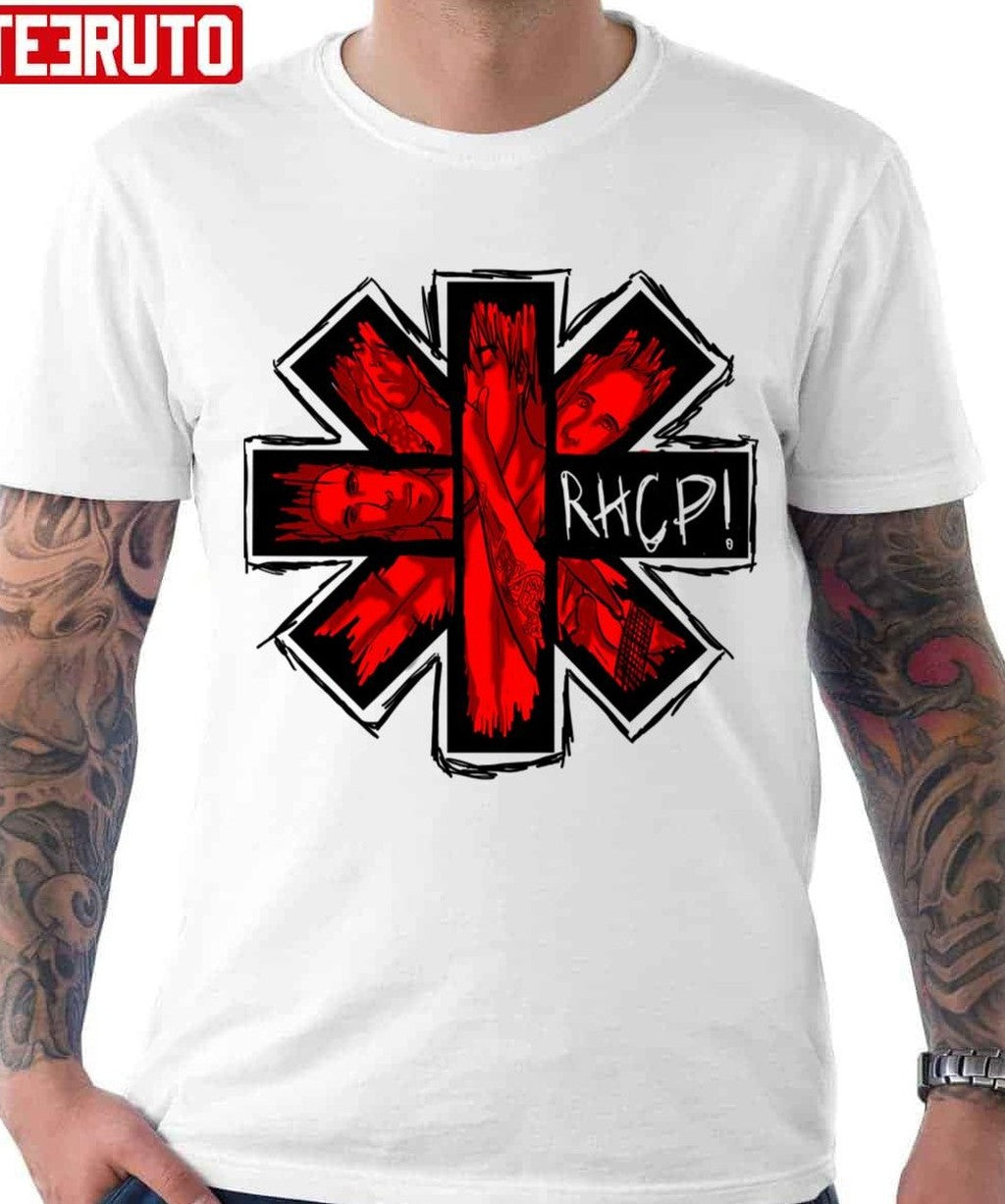 RHCP Red Hot Chili Peppers Logo Fanart Unisex T-shirt