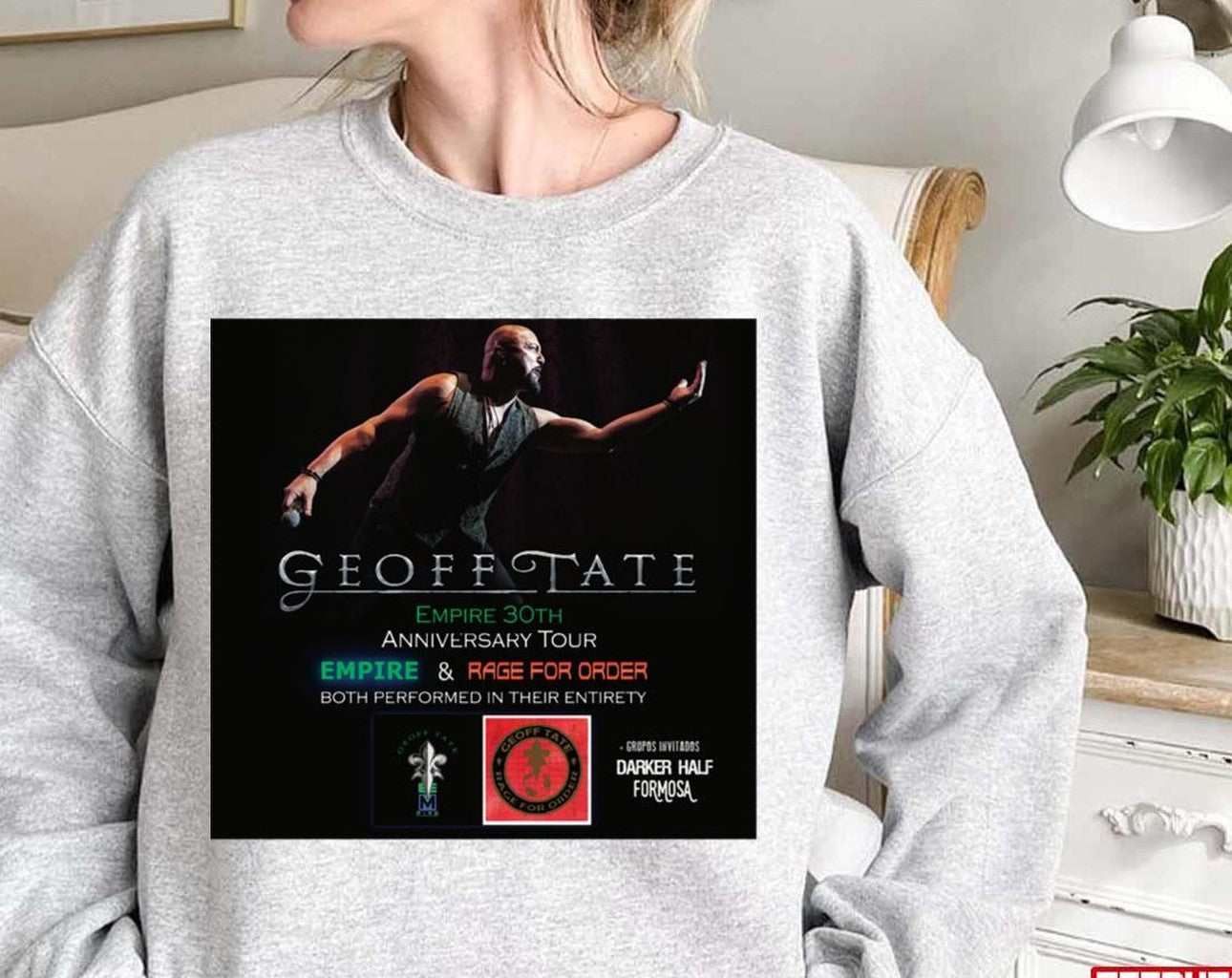 Queensryche Geoff Tate Tour 2020 Malamkamis Unisex Sweatshirt