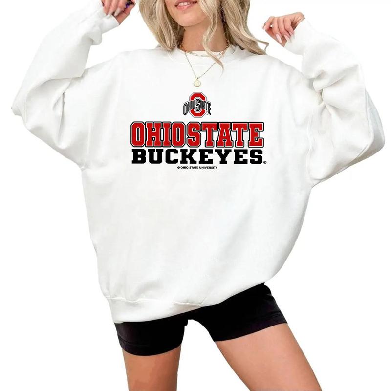 Ohio State University Pullover Buckeyes Ncaa Unisex t-shirt, sweatshirt, hoodie Cotton Menswear