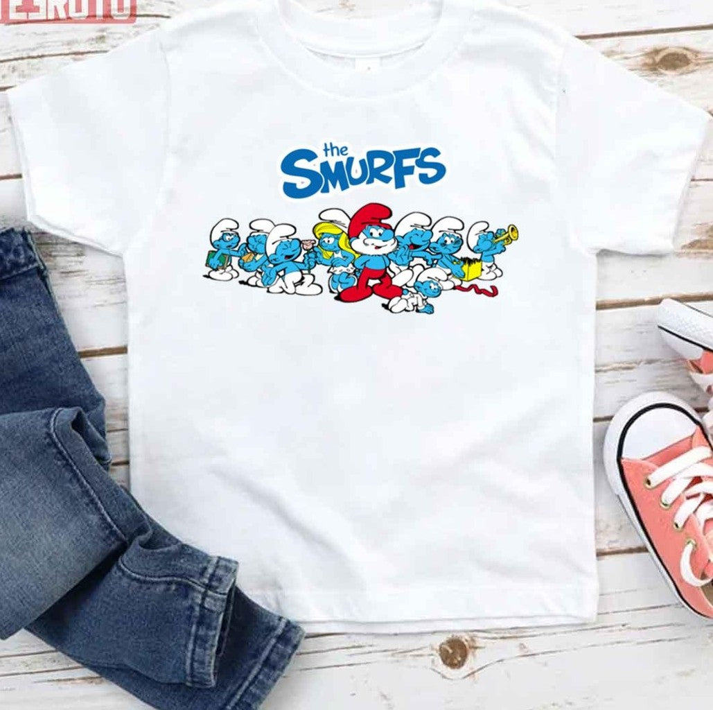 Retro 90s Cartoon The Smurfs Unisex T-Shirt