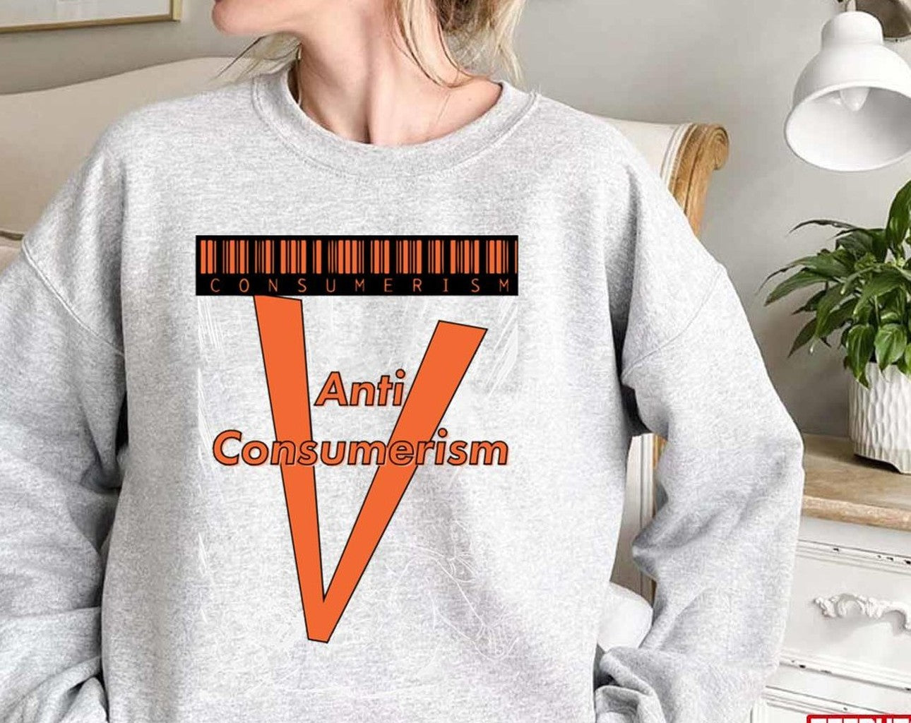 Anti Consumerism Art Unisex Sweatshirt